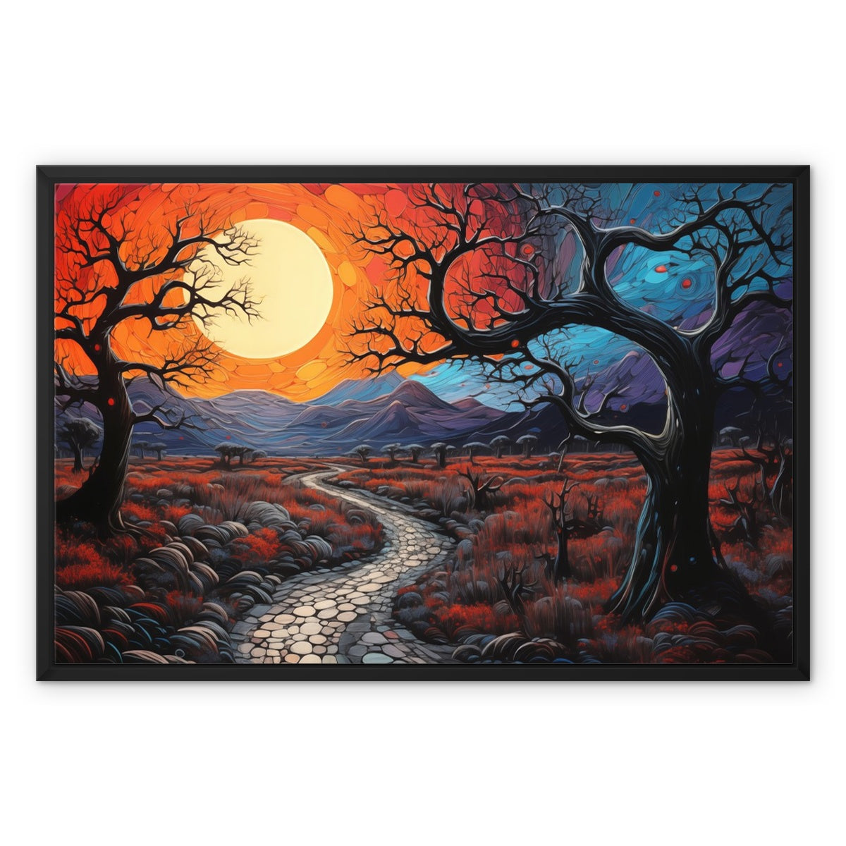 Gabriel Rembrandt Framed Canvas