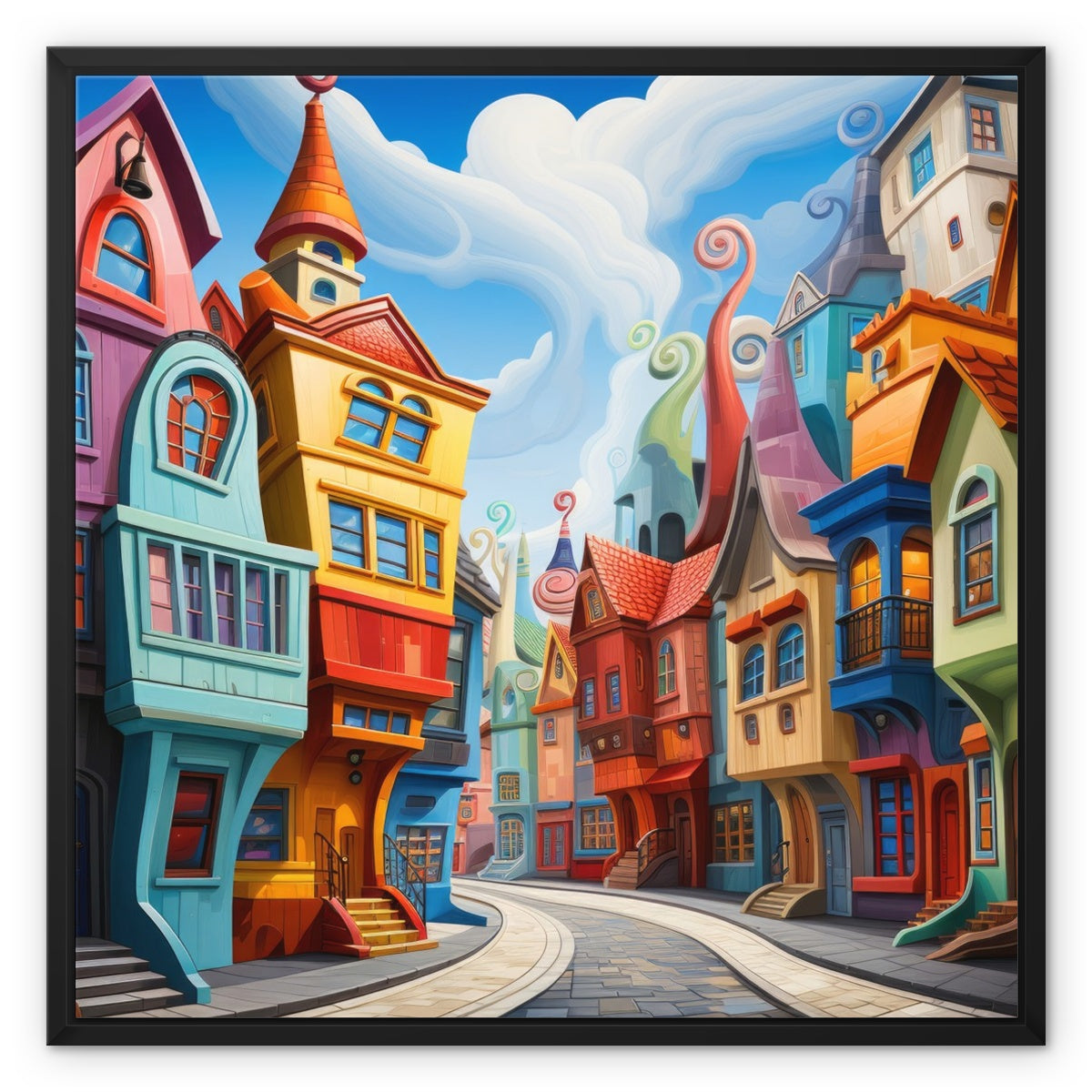 Amelia Vermeer Framed Canvas