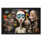 Grace Seurat Framed Canvas