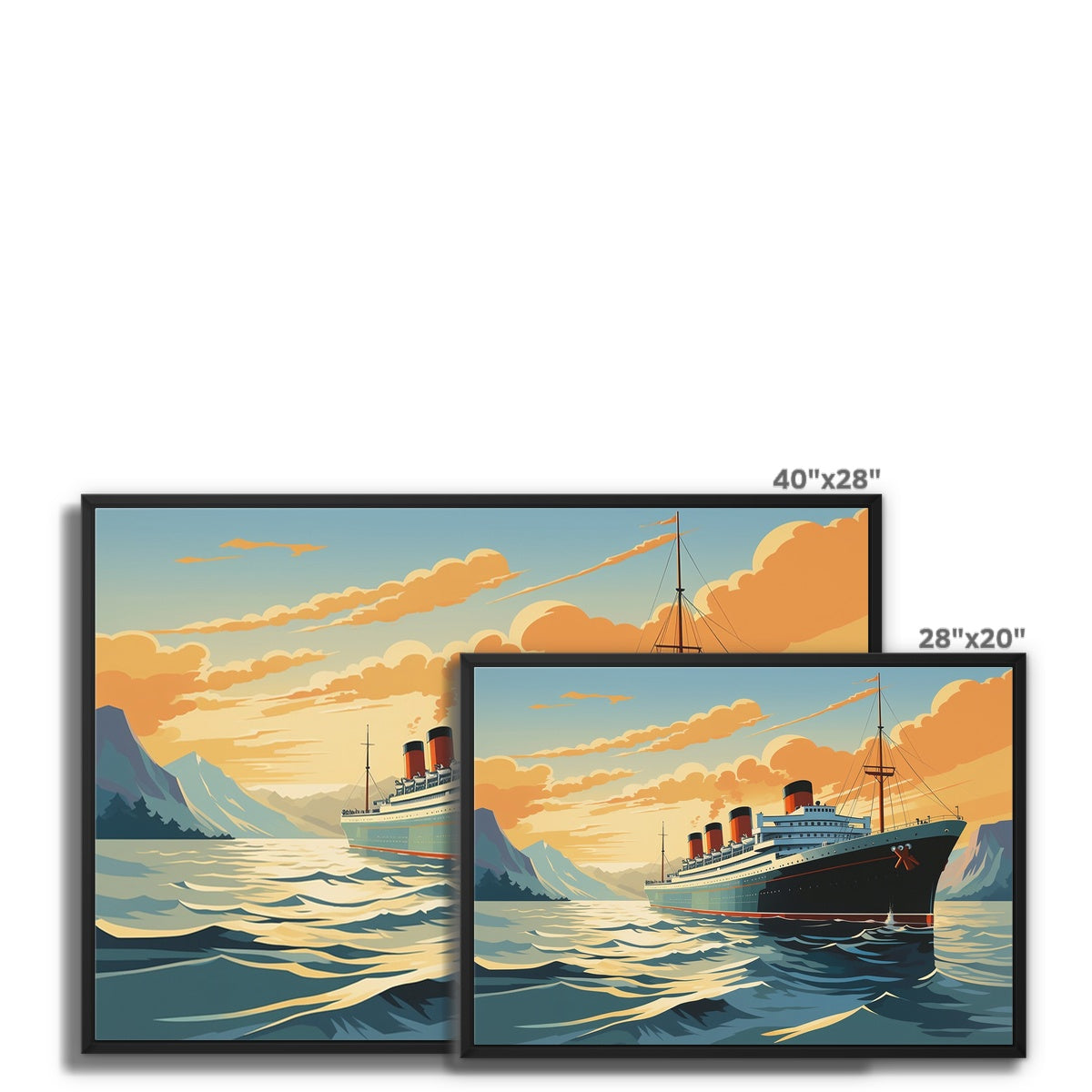 Elizabeth Renoir Framed Canvas