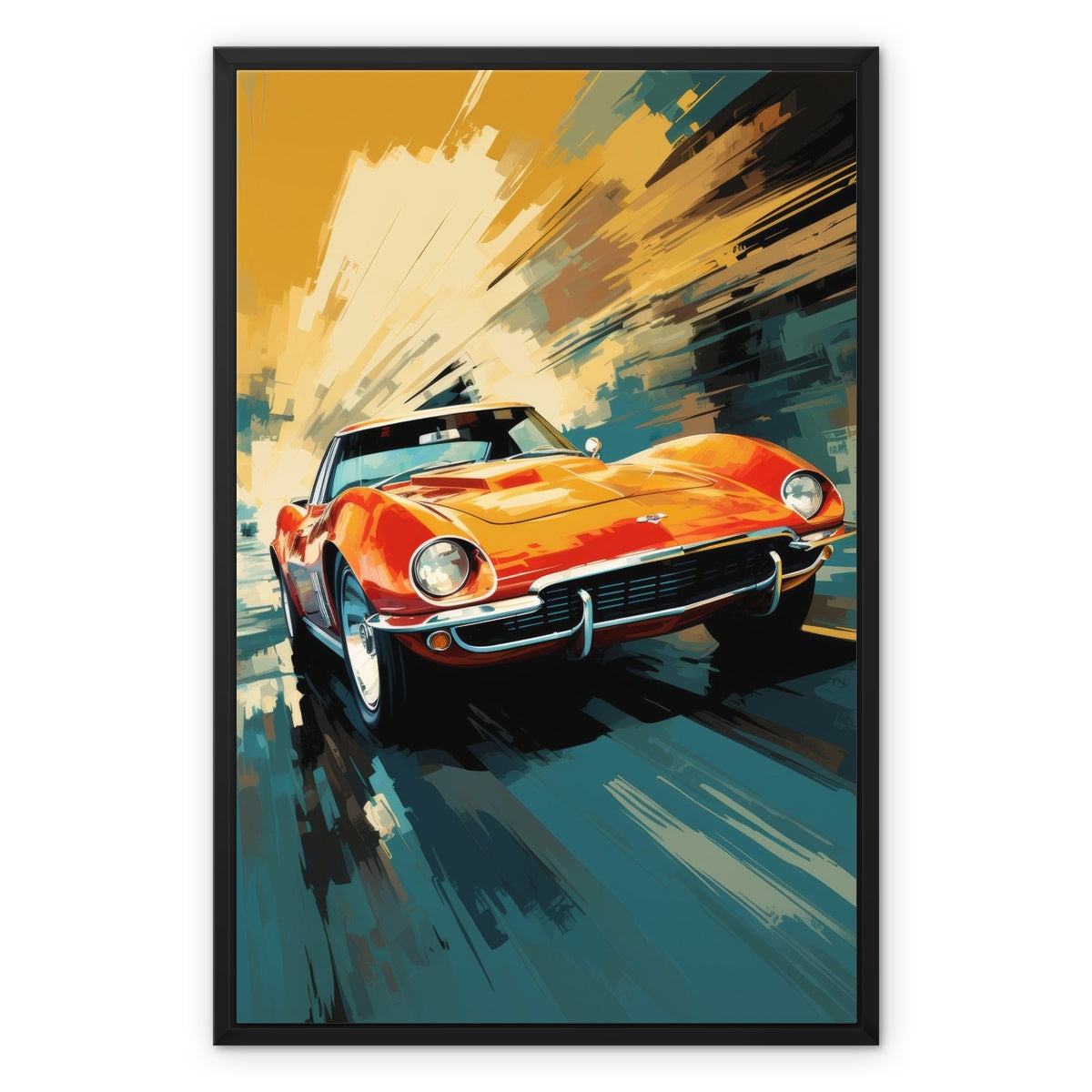 Richard Canaletto Framed Canvas