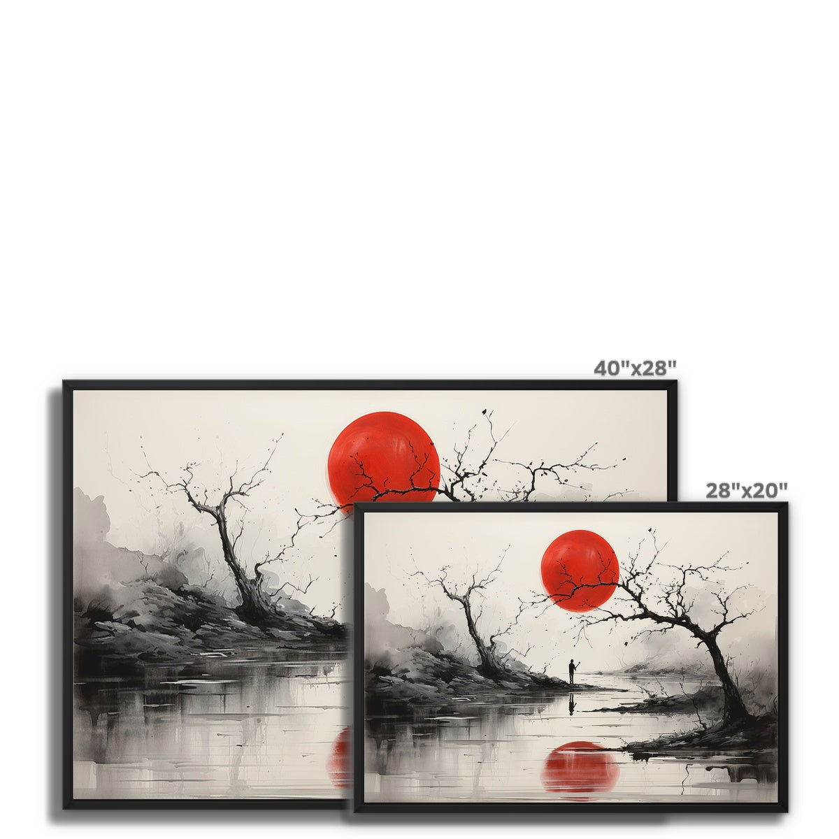 Albert Poussin Framed Canvas