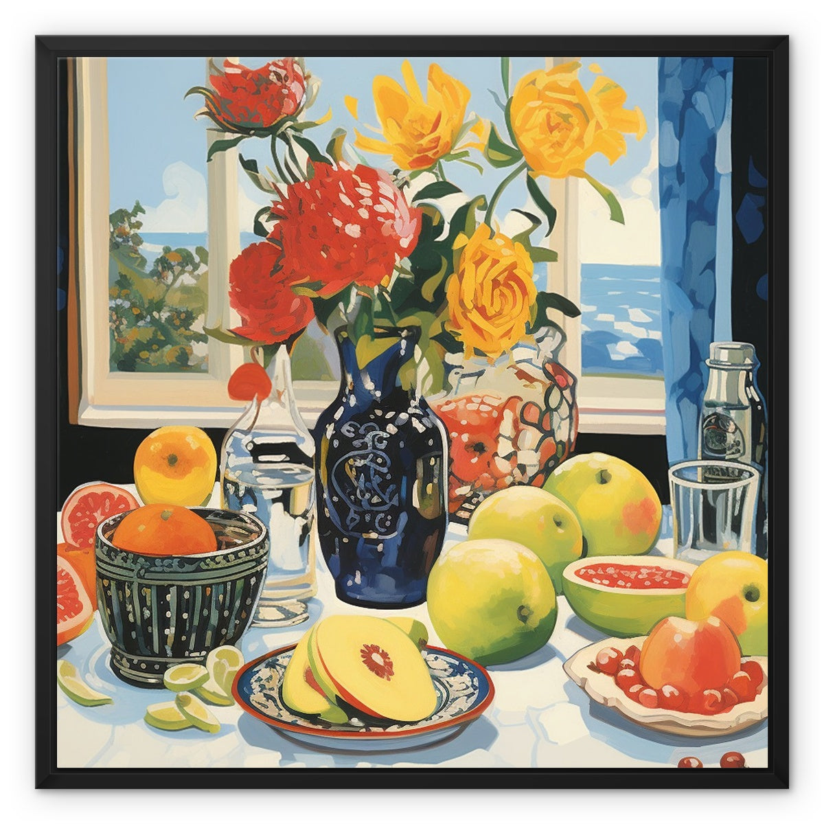 Florence Goya Framed Canvas