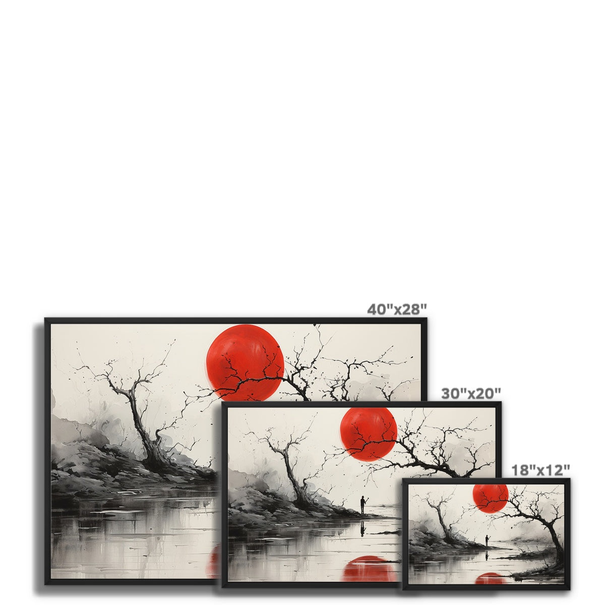 Albert Poussin Framed Canvas