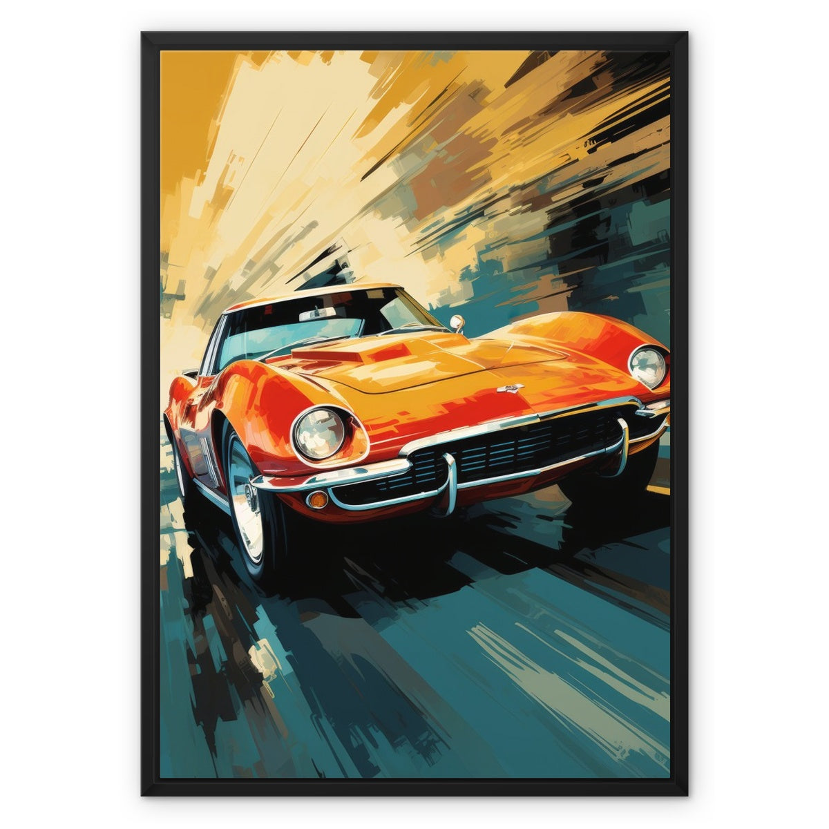 Richard Canaletto Framed Canvas