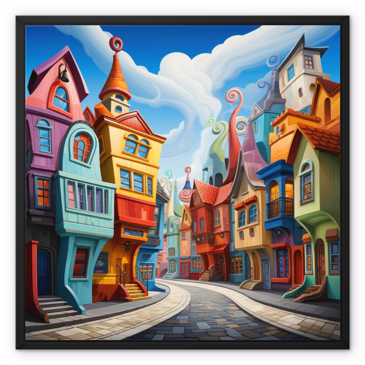 Amelia Vermeer Framed Canvas