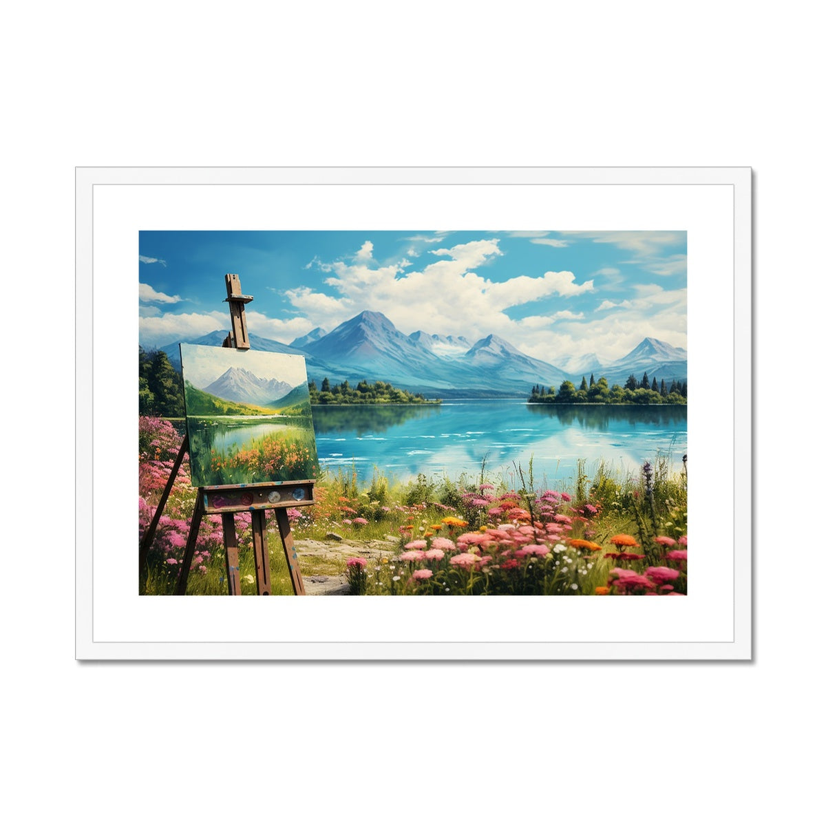 Maria da Vinci Framed & Mounted Print