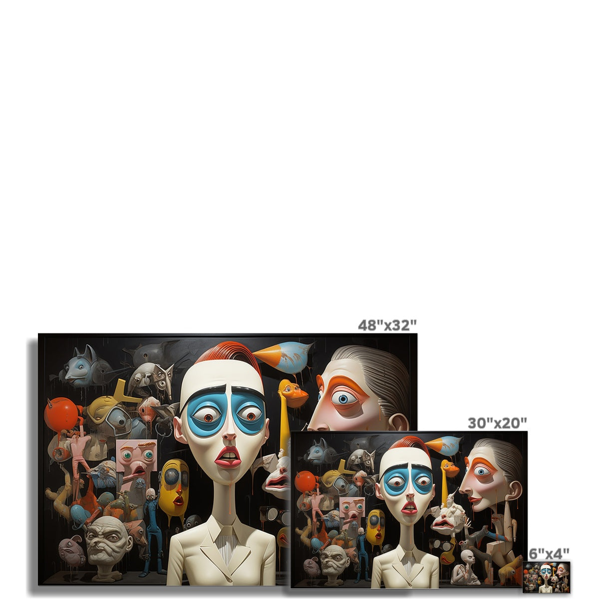 Grace Seurat Rolled Canvas