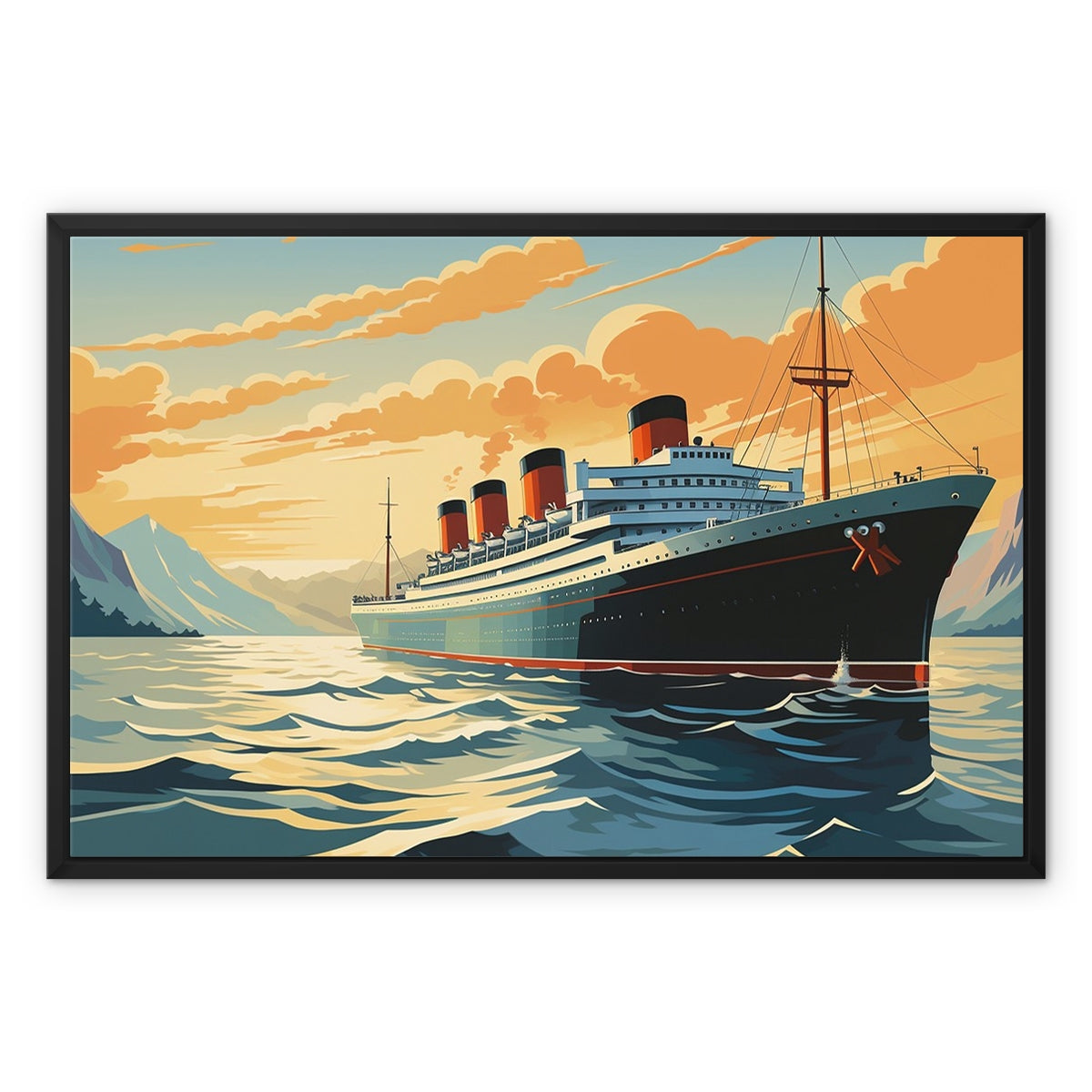 Elizabeth Renoir Framed Canvas