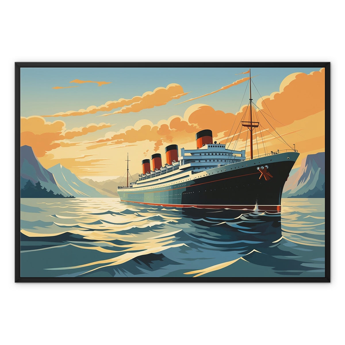 Elizabeth Renoir Framed Canvas