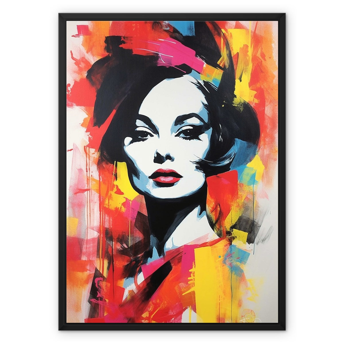 Juliette Gentileschi Framed Canvas