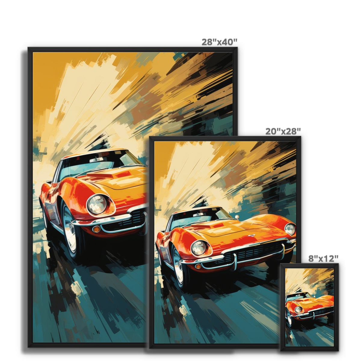 Richard Canaletto Framed Canvas