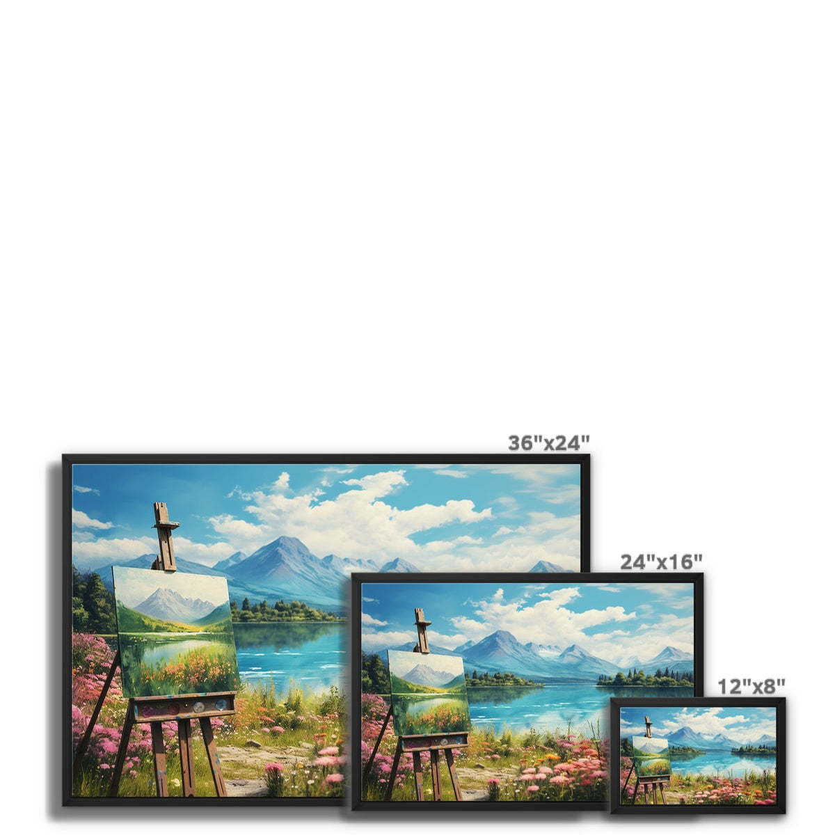 Maria da Vinci Framed Canvas