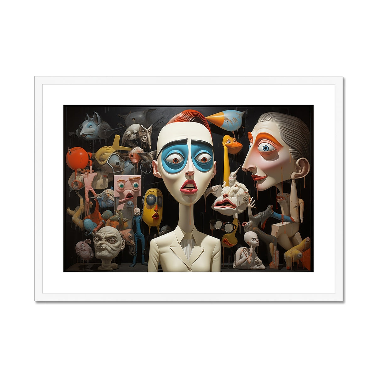 Grace Seurat Framed & Mounted Print