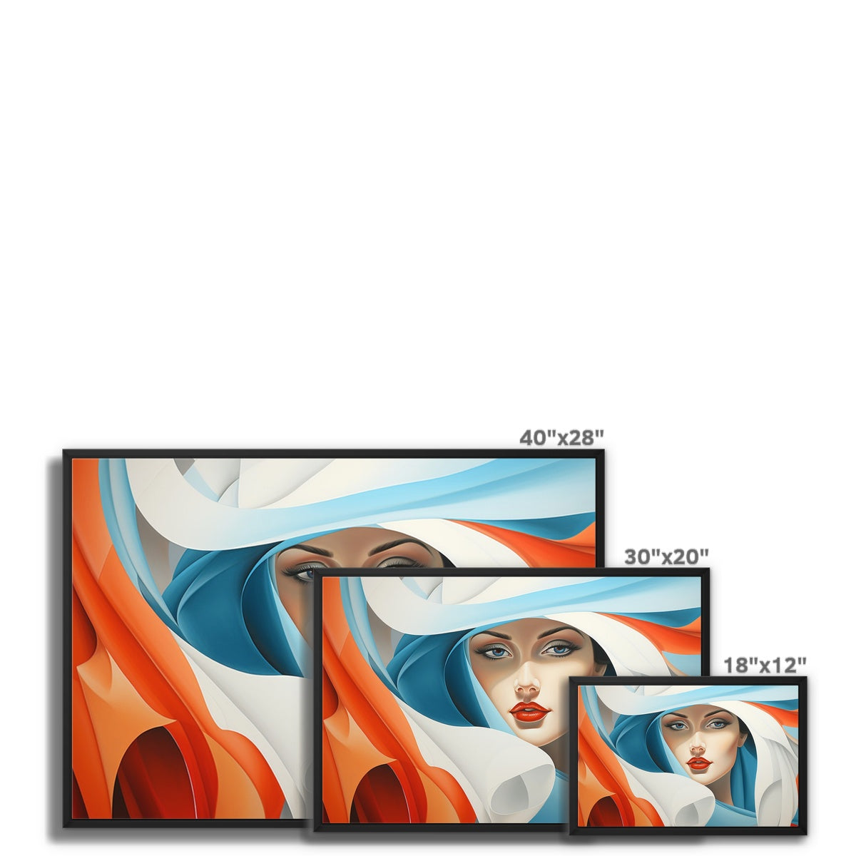 Isabella Caravaggio Framed Canvas