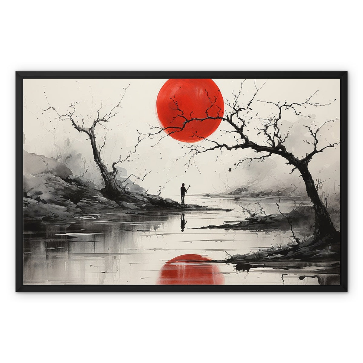 Albert Poussin Framed Canvas