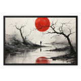 Albert Poussin Framed Canvas